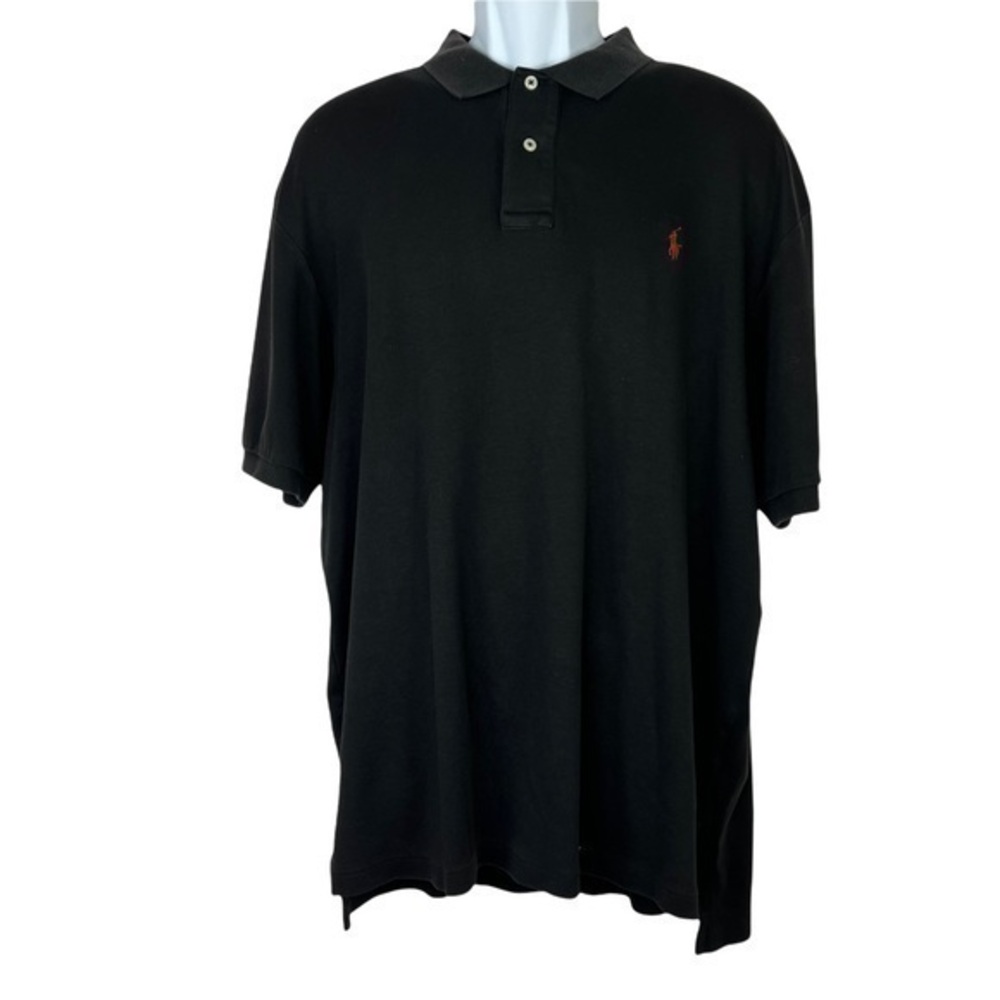 Polo Ralph Lauren Black T Shirt 100% Cotton Sz XL